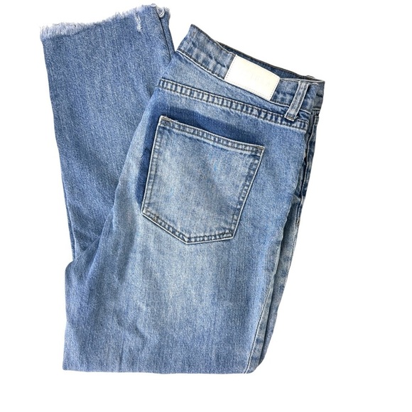 PISTOLA High-Rise Straight Crop Distressed Style Size 29 - Picture 4 of 9